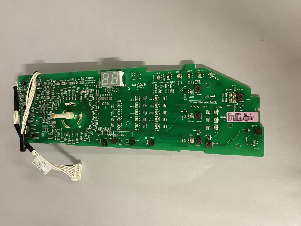 Whirlpool 8564293 8563974 Dryer Control Board