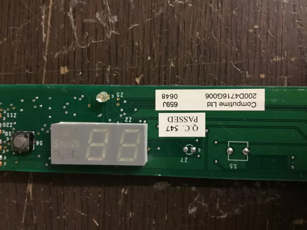 GE WR55X10389 Refrigerator User Interface Control Board AZ4838 | NR459