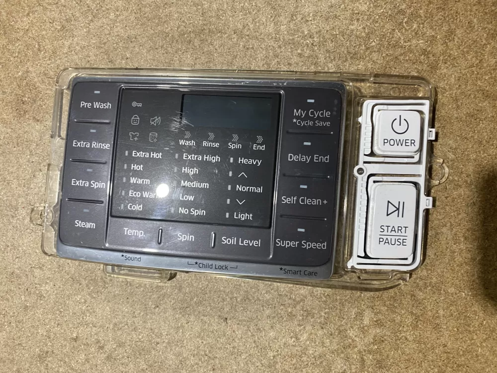 Samsung DC92-01607J AP6243588 DC94-06643A DC93-00376D PS12084833 Dryer UI Control Board