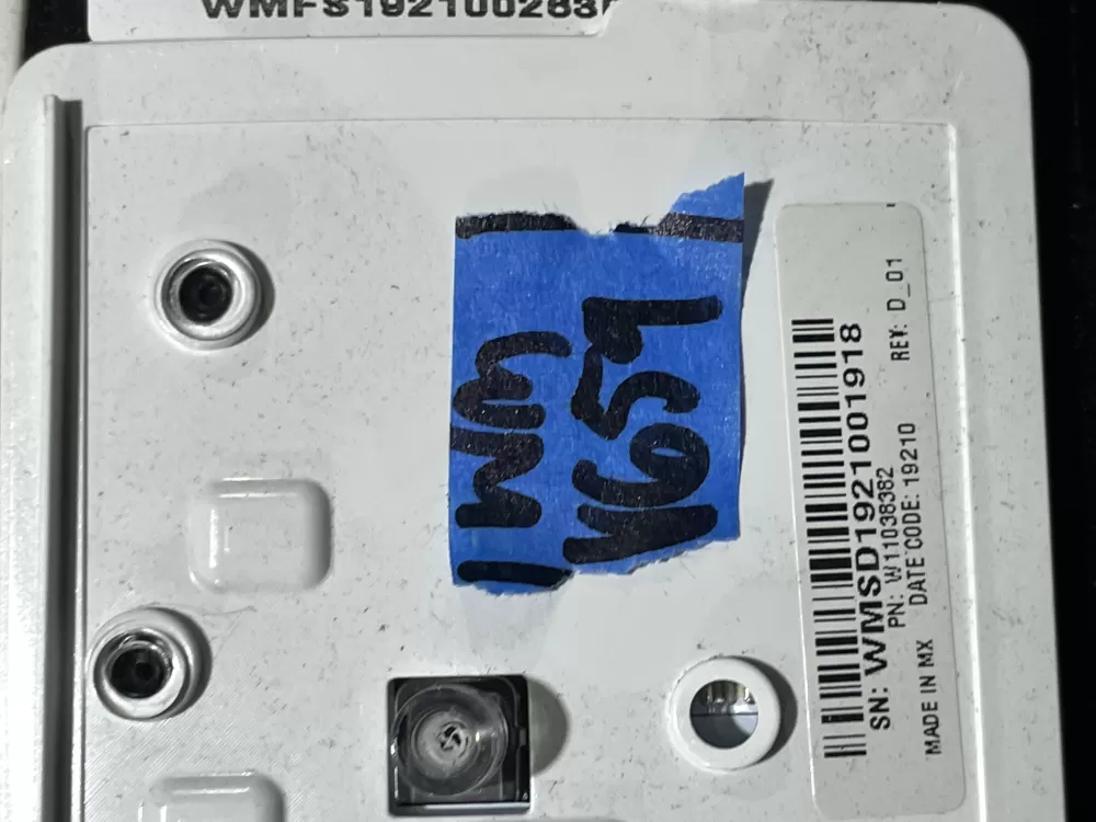 Whirlpool W11130339 PS12347539 Washer Control Board Panel AZ111770 | Wmv659