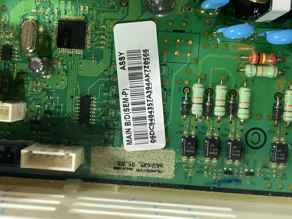 Samsung DC94 04357A Dryer Control Board AZ149651 | Wm827