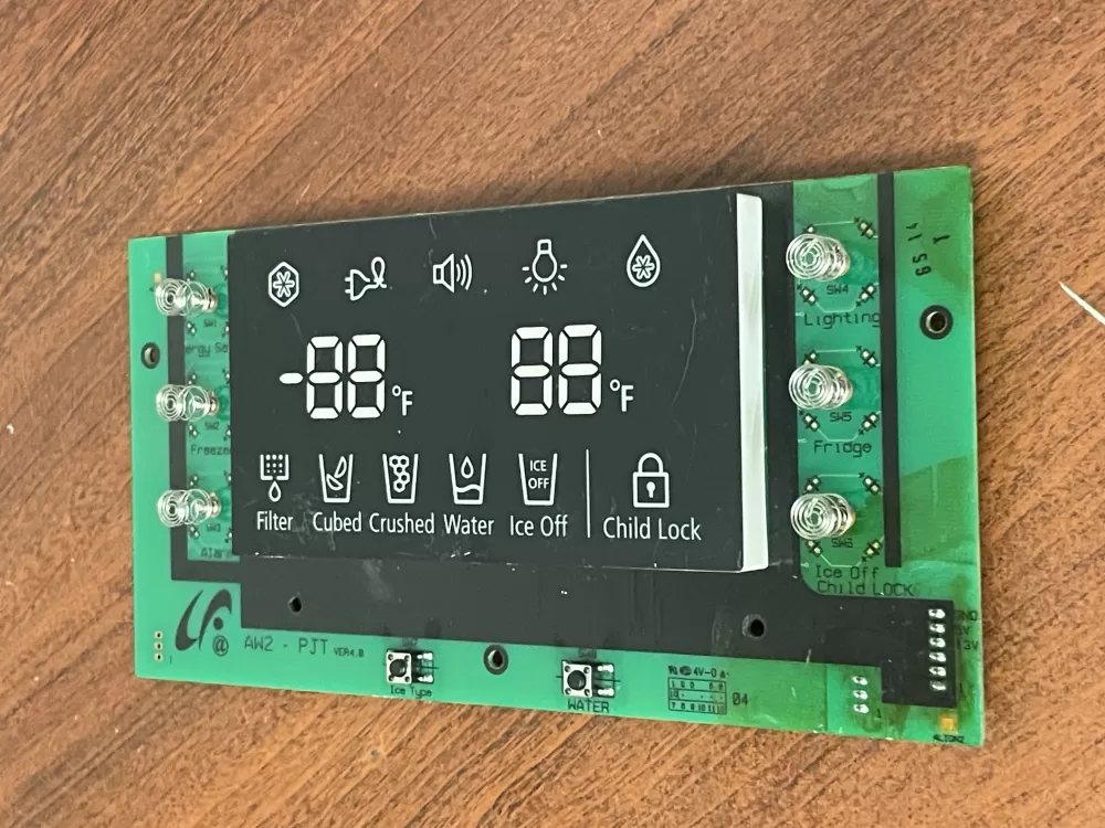 Samsung DA41-00540J Refrigerator Display Control Board Display AZ52348 | Wm1898