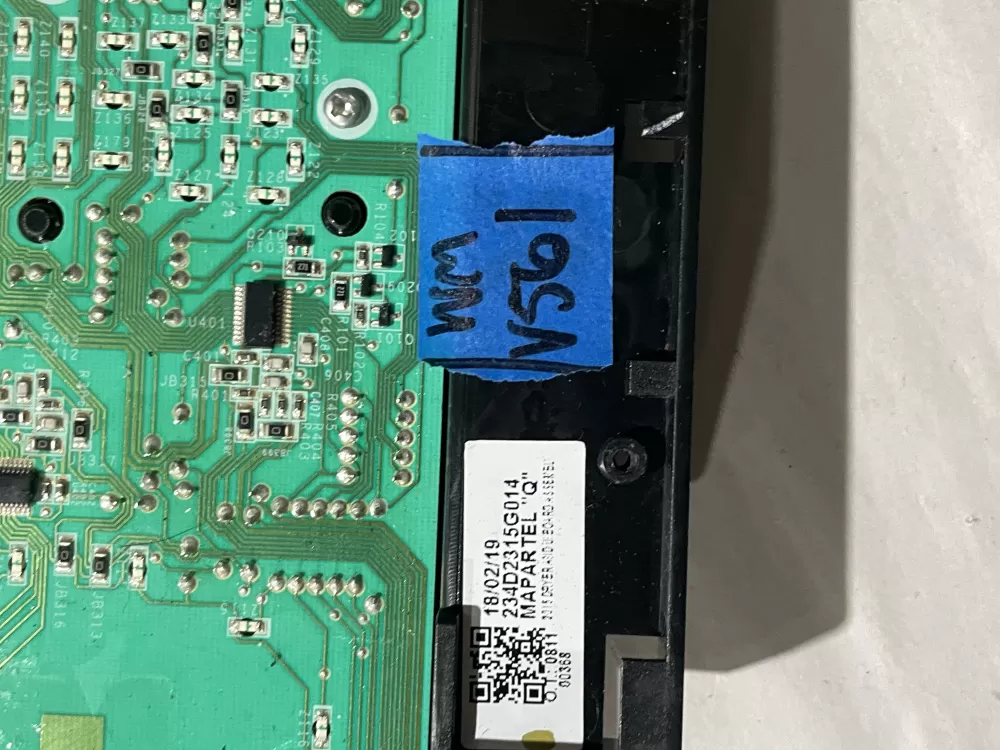 GE 234D2315G014 Dryer Control Board Chassis Main Assembly AZ200717 | Wmv561