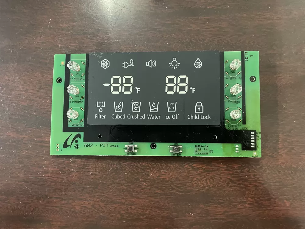 Samsung DA41-00540J   DA41-00540 Refrigerator Control Board Display