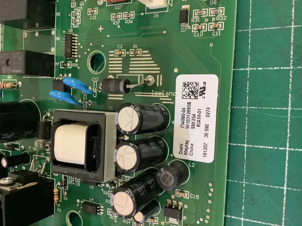 Whirlpool Maytag W10312695B Refrigerator Control Board AZ204139 | NR334