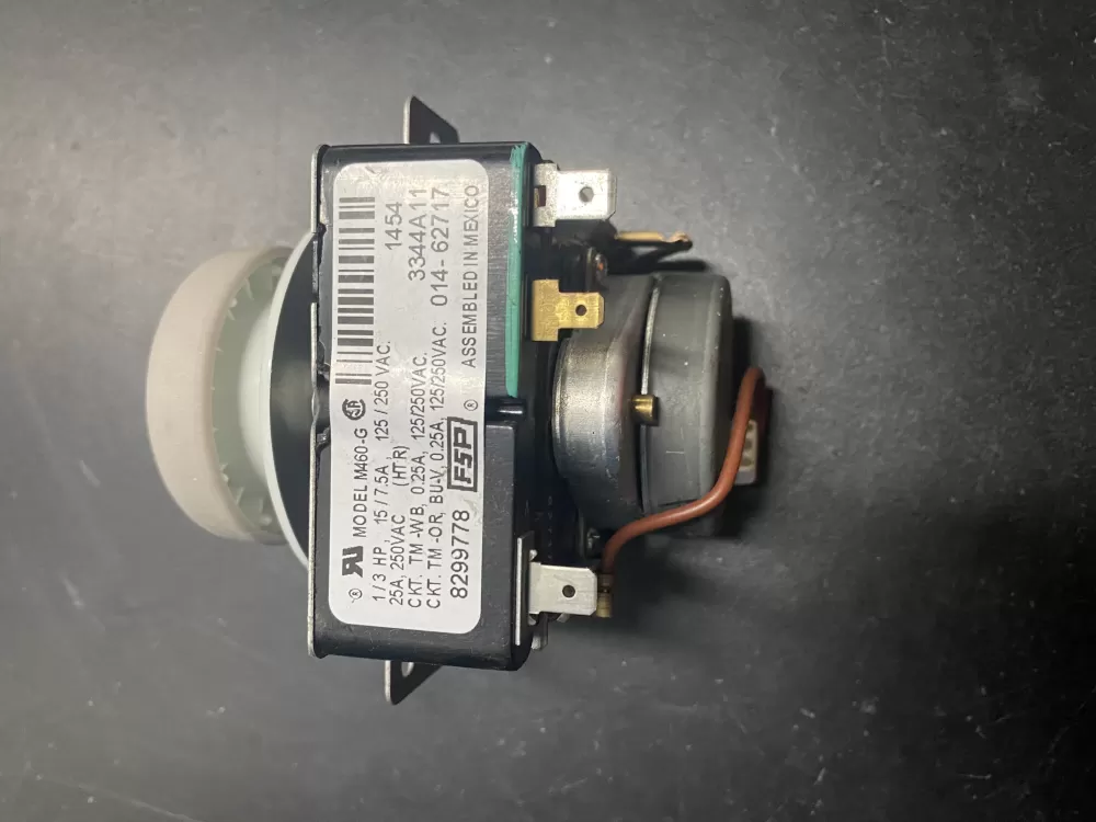 Whirlpool  Kenmore  Inglis  Estate  Amana WP8299778  AP6012586  8299778  909729  PS11745796 Washer Timer