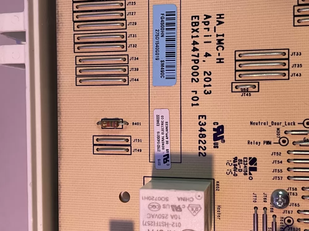 GE WH12X22115 WH12X26034 275D1540G019 Washer Control Board AZ196668 | KMV327