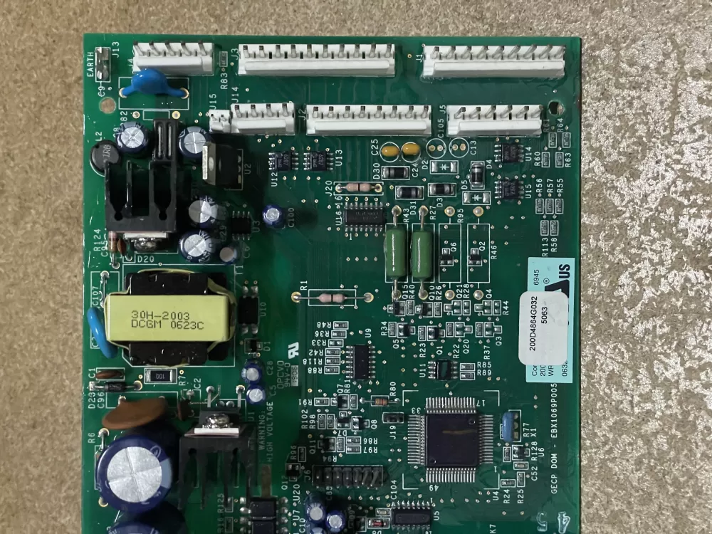 GE 200D4864G049 EBX1069P005 Refrigerator Control Board AZ25617 | KM9
