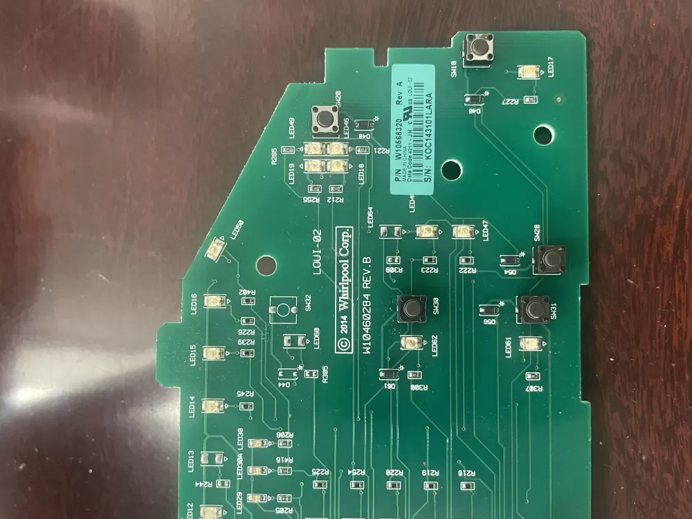 Whirlpool W10568320 Dryer Control Board AZ39713 | KM326