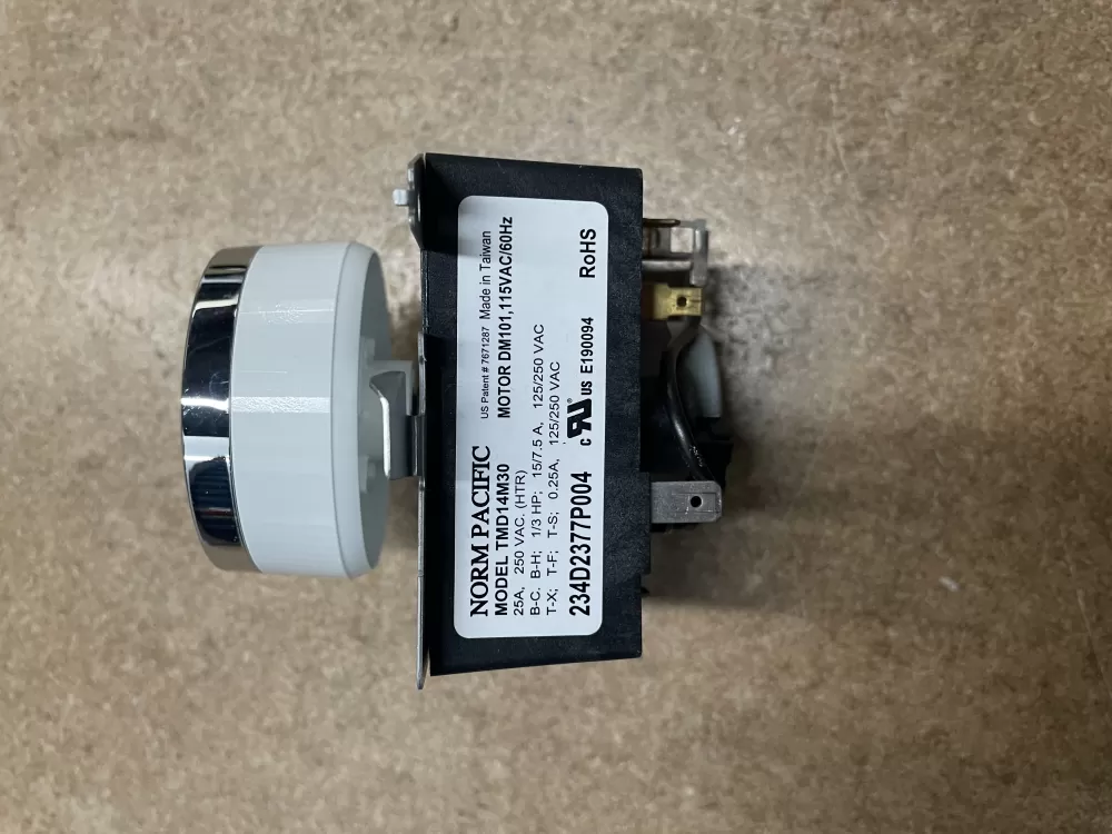 GE TMD14M30 234D2377P004 Dryer Timer