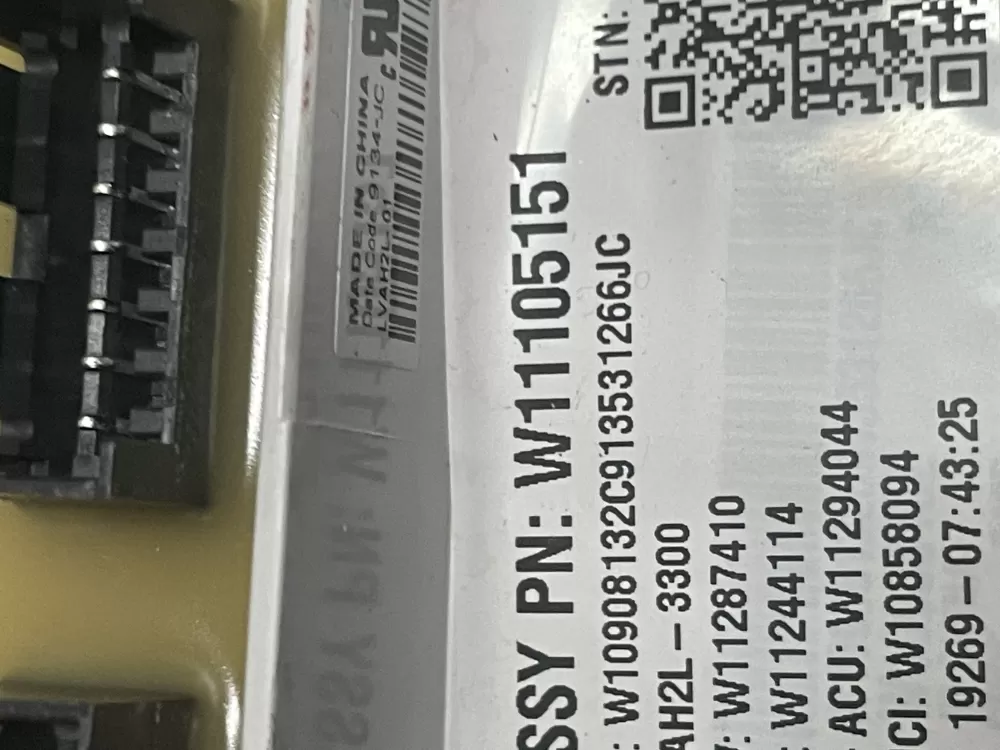 Whirlpool Maytag W11105151 Washer Control Board AZ22104 | WM1197