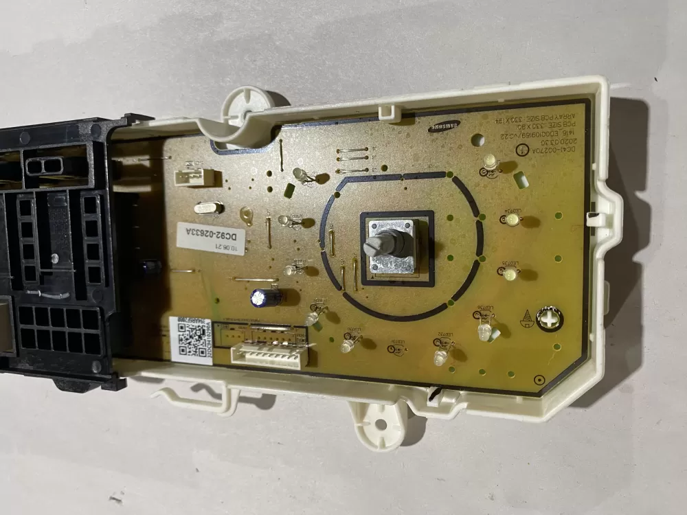 Samsung DC92 02633A Dryer Control Board Display AZ160811 | BKV815