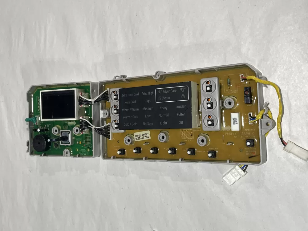 Samsung DC92-00130A  DC92-00125A Washer UI Control Board