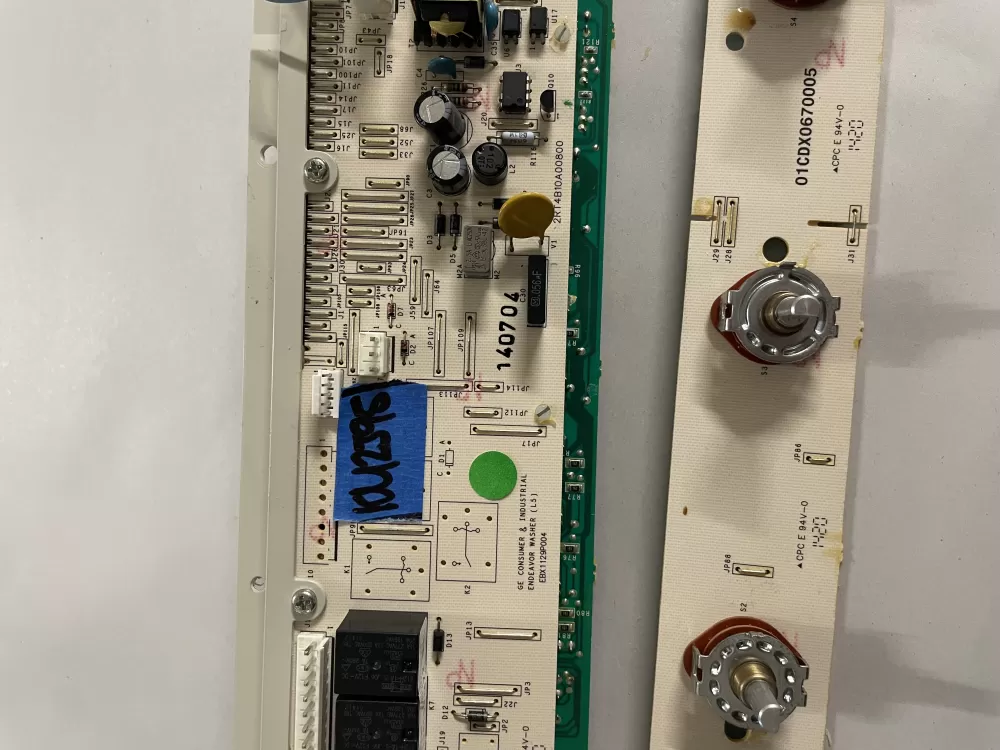GE 175D5261G040 EBX1129P004 WH12X10614 Washer Control Board AZ142902 | KM2395