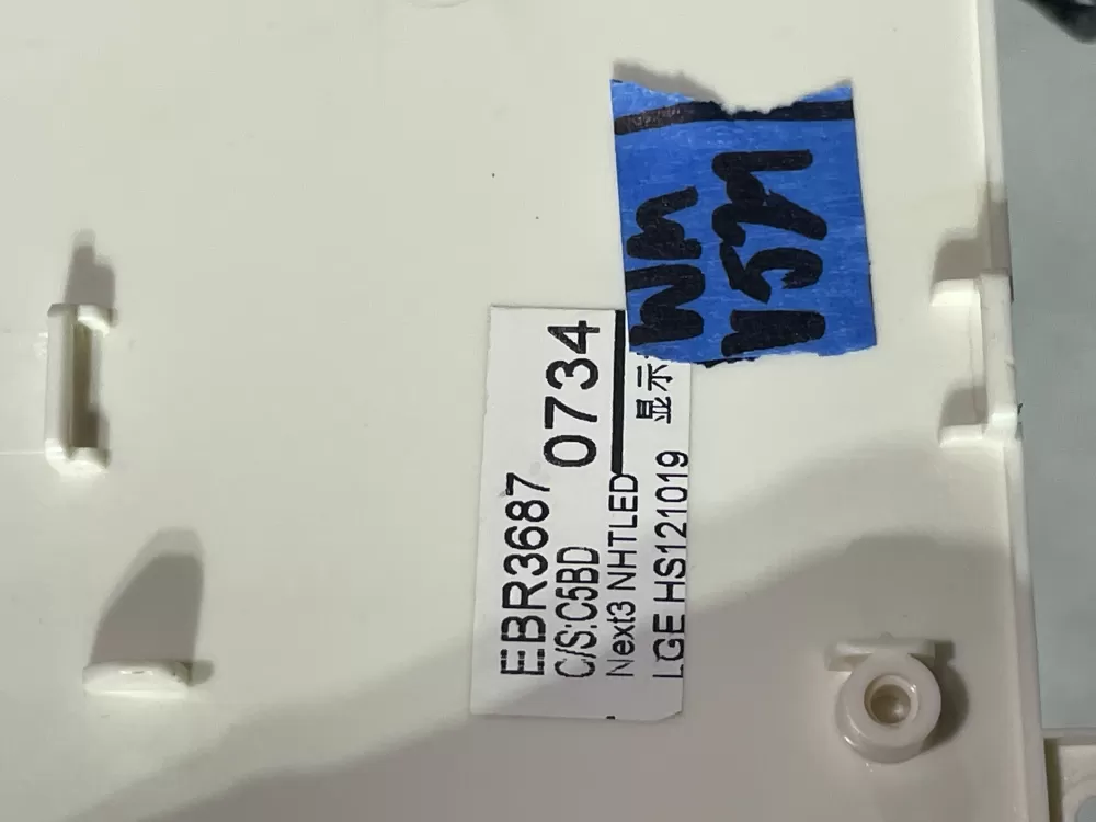 LG EBR36870734 Washer Display Control Board AZ147159 | Wmv529