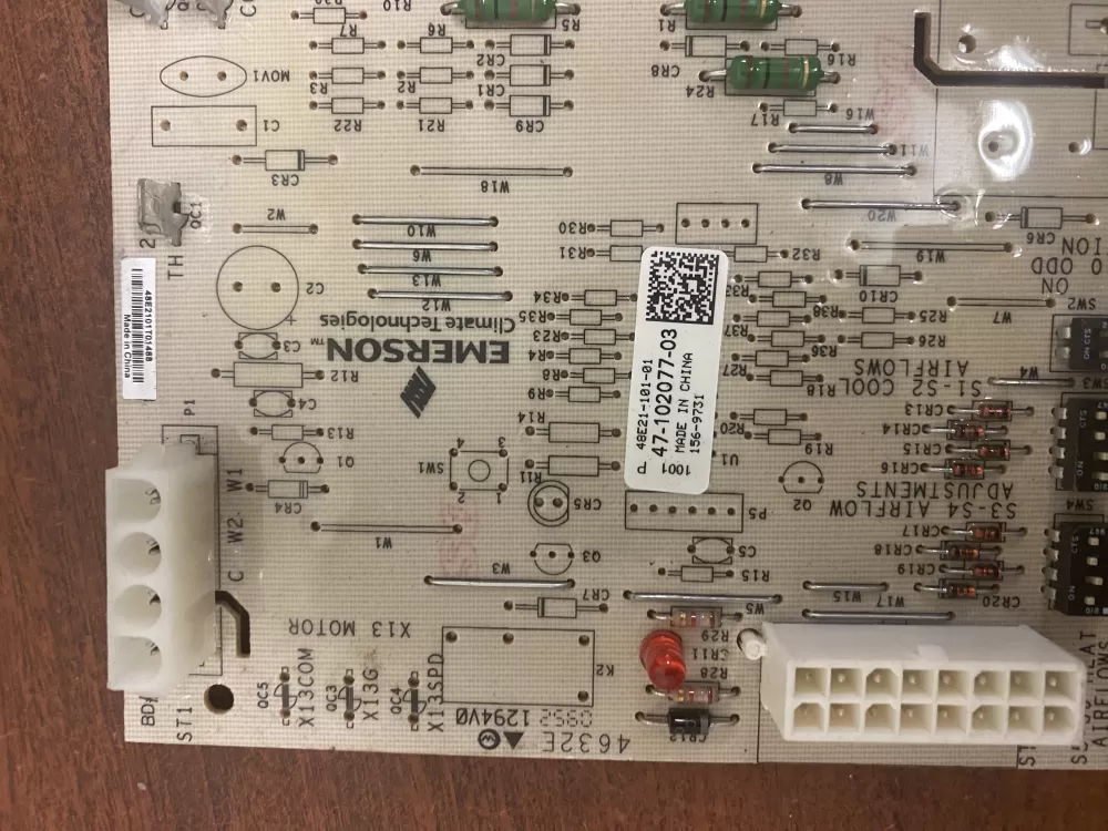 Rheem Emerson 47 102077 03 48e21 101 01 Control Board AZ55576 | BK1990