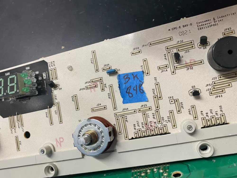 GE 175D5393G001 Dryer Control Board AZ23379 | BK848