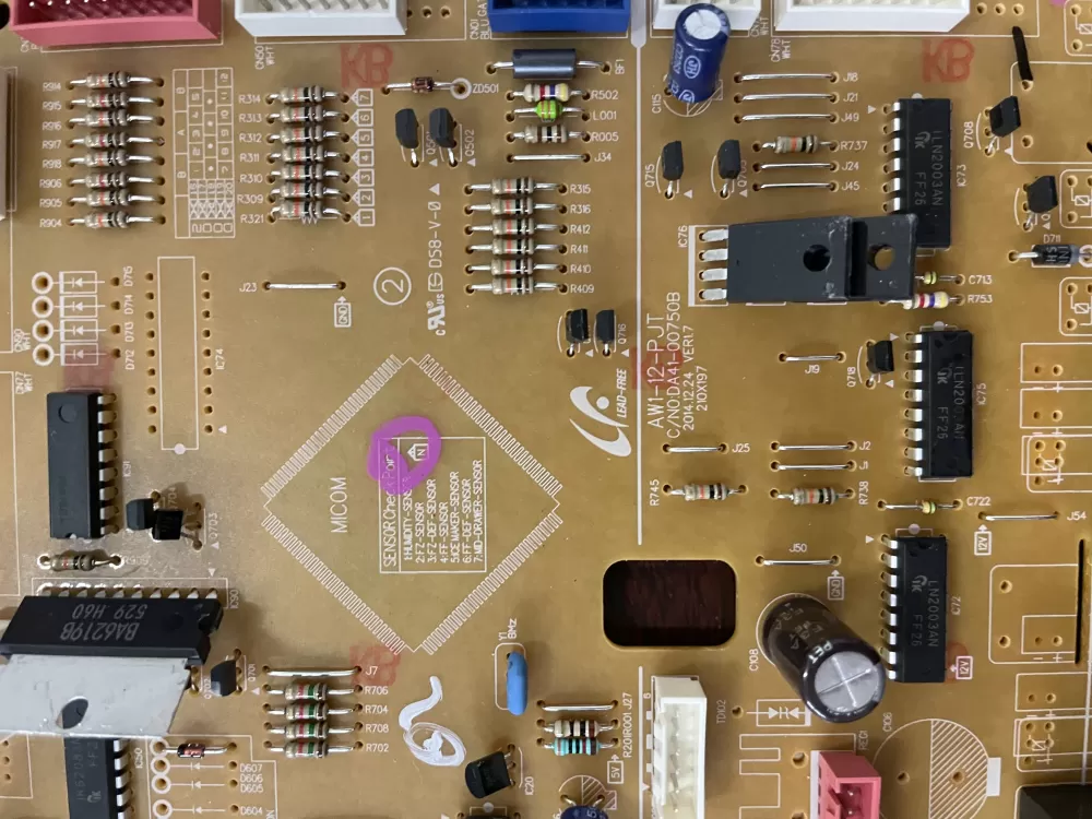 Samsung DA92 00384J DA9200384J Refrigerator Control Board AZ39755 | KM244