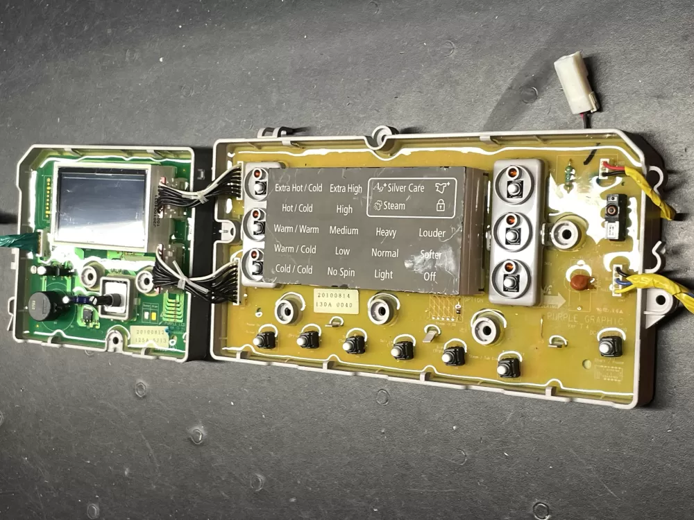 Samsung DC92-00130A  DC92-00125A Washer UI Control Board