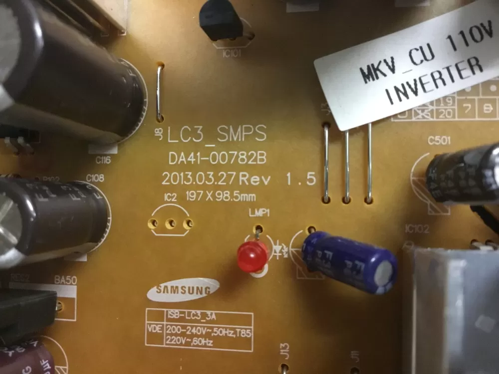 Samsung DA41-00782B Refrigerator Inverter Board AZ15776 | NR8