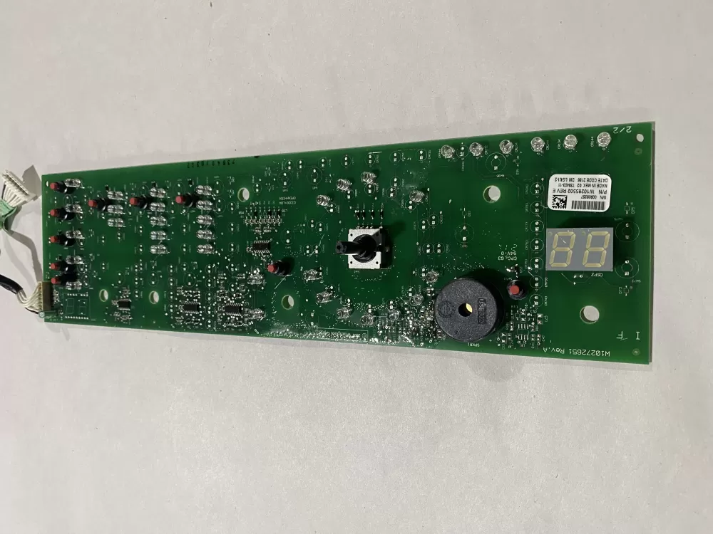 Whirlpool W10272651 W10285502 Washer UI Control Board AZ154777 | BK2527