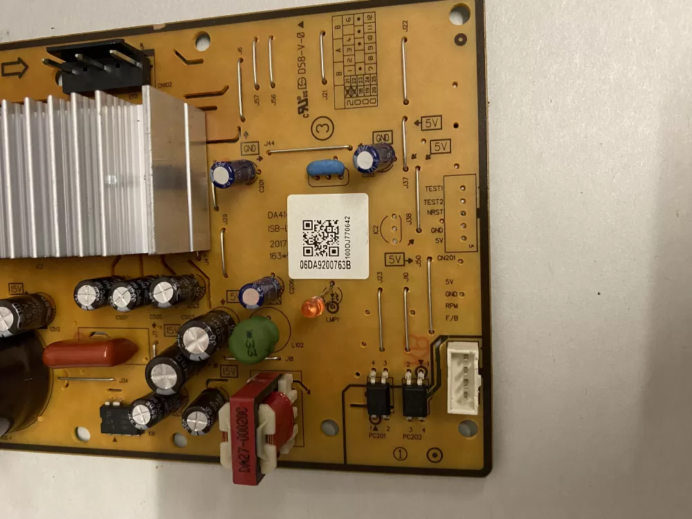 Samsung DA92-00763B Refrigerator Control Board Inverter AZ216210 | BK2055