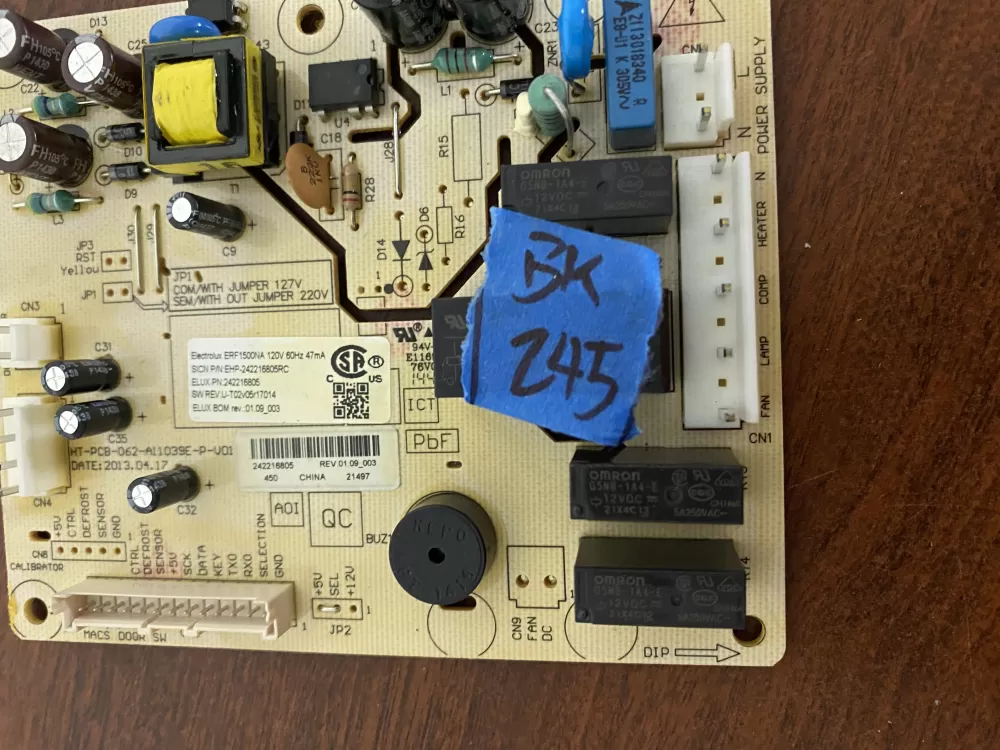 Frigidaire AP5954499 242216805 Refrigerator Control Board AZ27543 | BK245