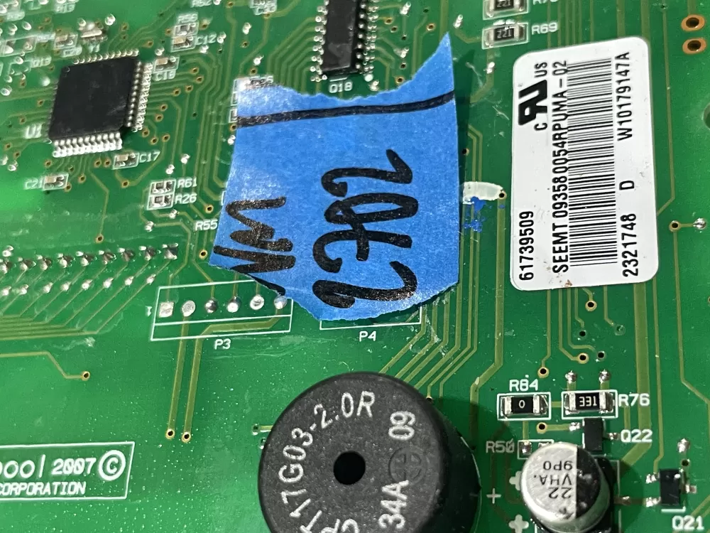 Whirlpool W10179147 Refrigerator Dispenser Control Board AZ183384 | Wm2702