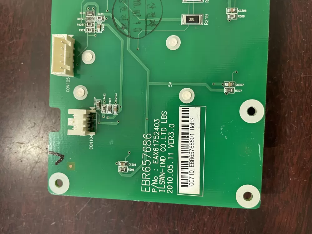 LG Kenmore EBR65768601 Refrigerator Control Board AZ61958 | KM1951