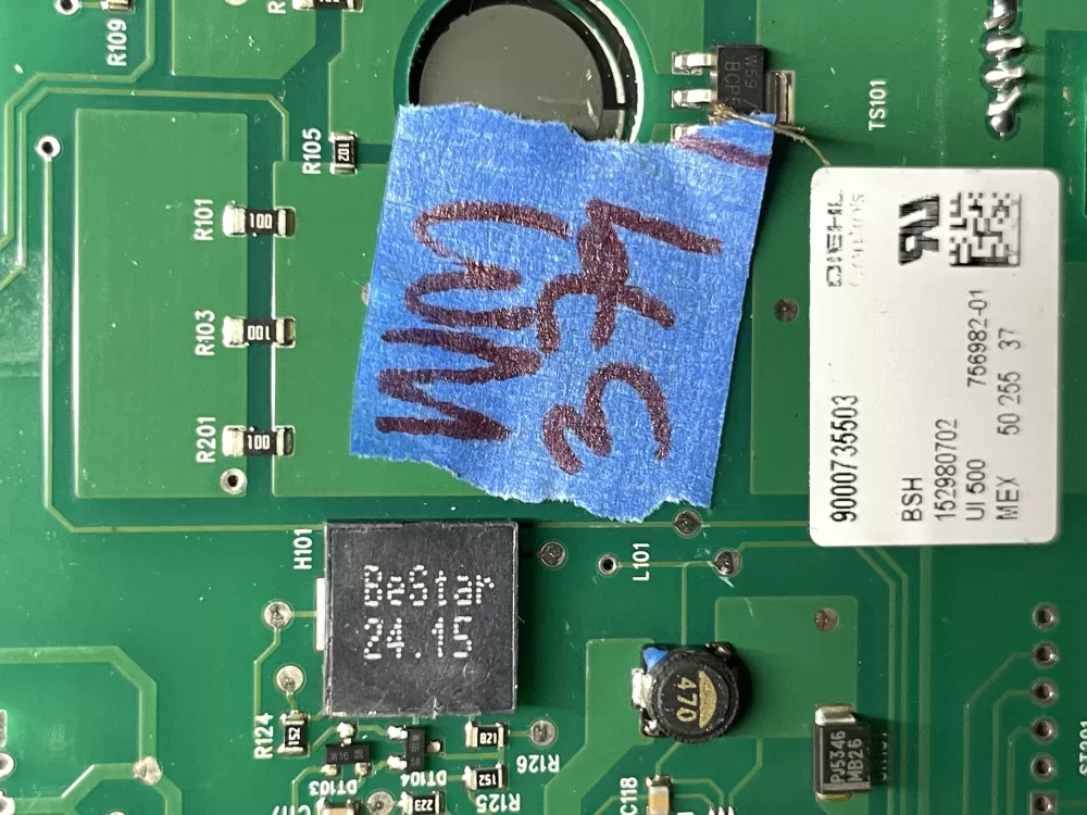 Bosch 9000735503 Oven Range Display Control Board Module AZ36572 | Wm379