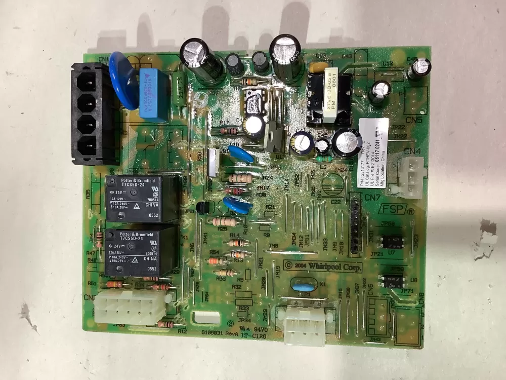 Whirlpool  Kenmore WP2313177  AP6007212  2313177  2313177EXCR  2313177R  2313177REXCR  061660441  06166 0441  PS11740322 Refrigerator Control Board