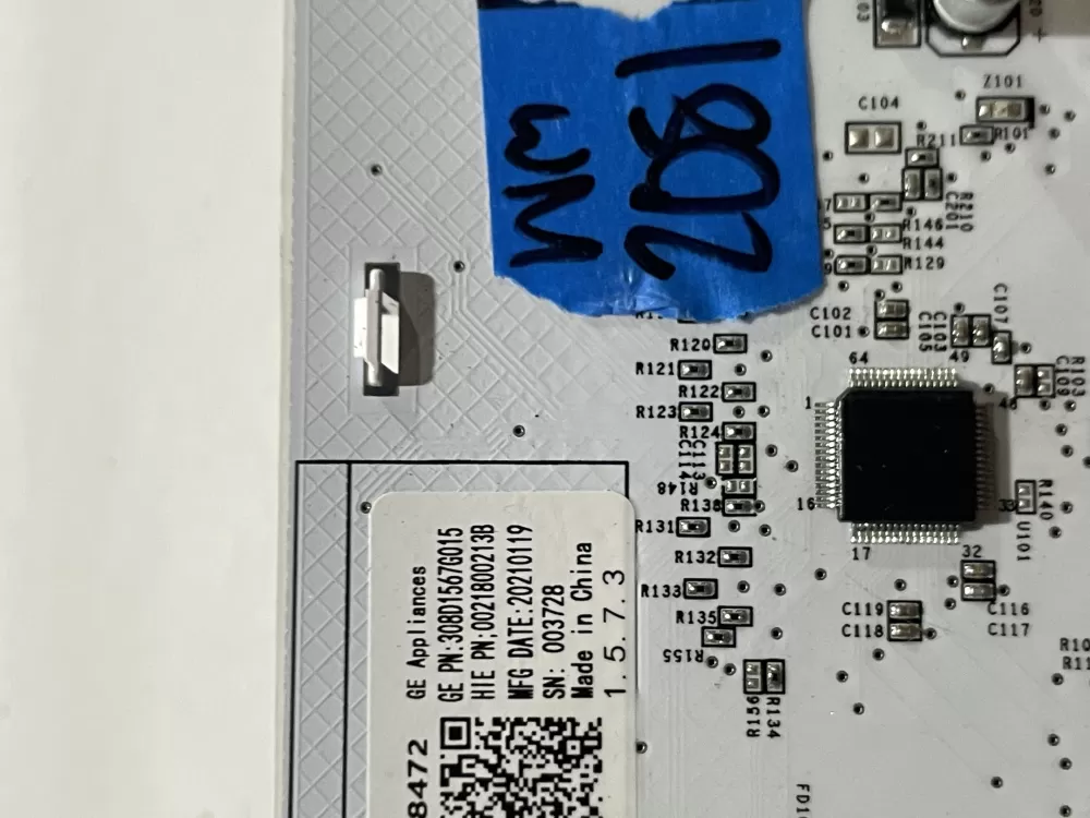 GE 308D1567G015 0021800213B Washer Control Board Panel AZ187246 | Wm2081