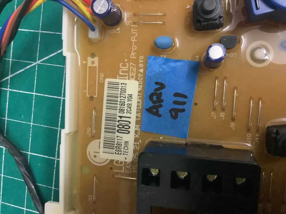 LG EBR81170801 Dryer Control Board Panel AZ206326 | ARV911
