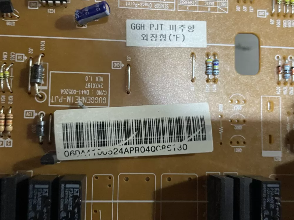 Samsung DA41-00524A DA41-00526A Refrigerator Control Board AZ188914 | Wm1524