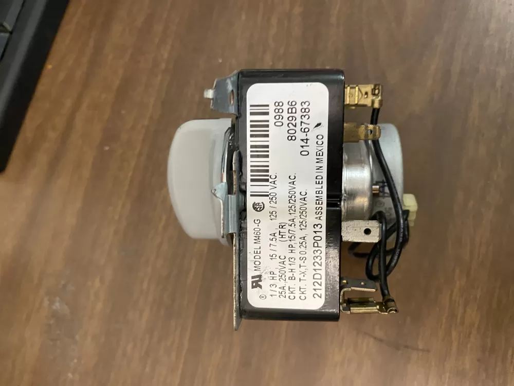 GE 212D1233P013 WE4M365 Dryer Timer