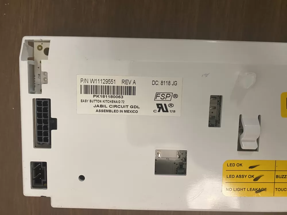 Whirlpool W11129551 Refrigerator Dispenser Control Board AZ88689 | BK1474