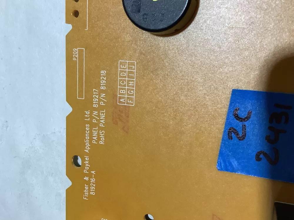 Fisher & Paykel 819216-A 819217 819218 Control Board AZ144643 | ZC2431