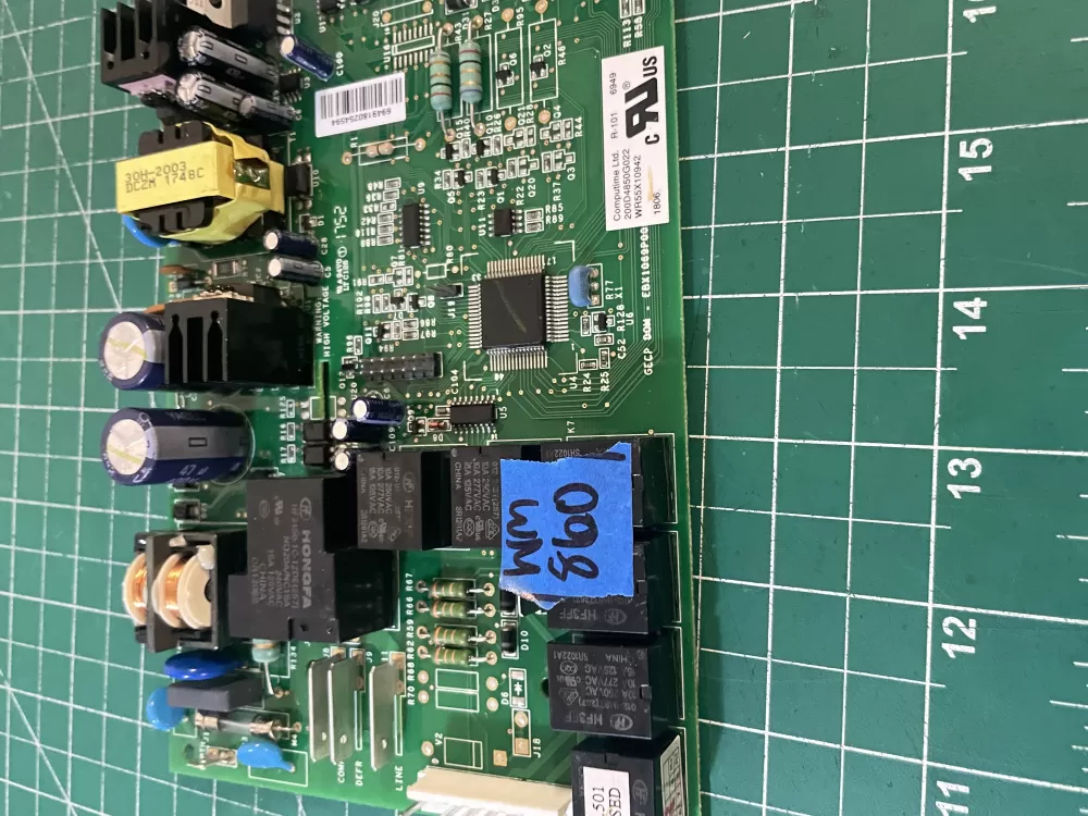 GE 200D6221G028 EBX1110P002 Refrigerator Control Board AZ200861 | Wm860
