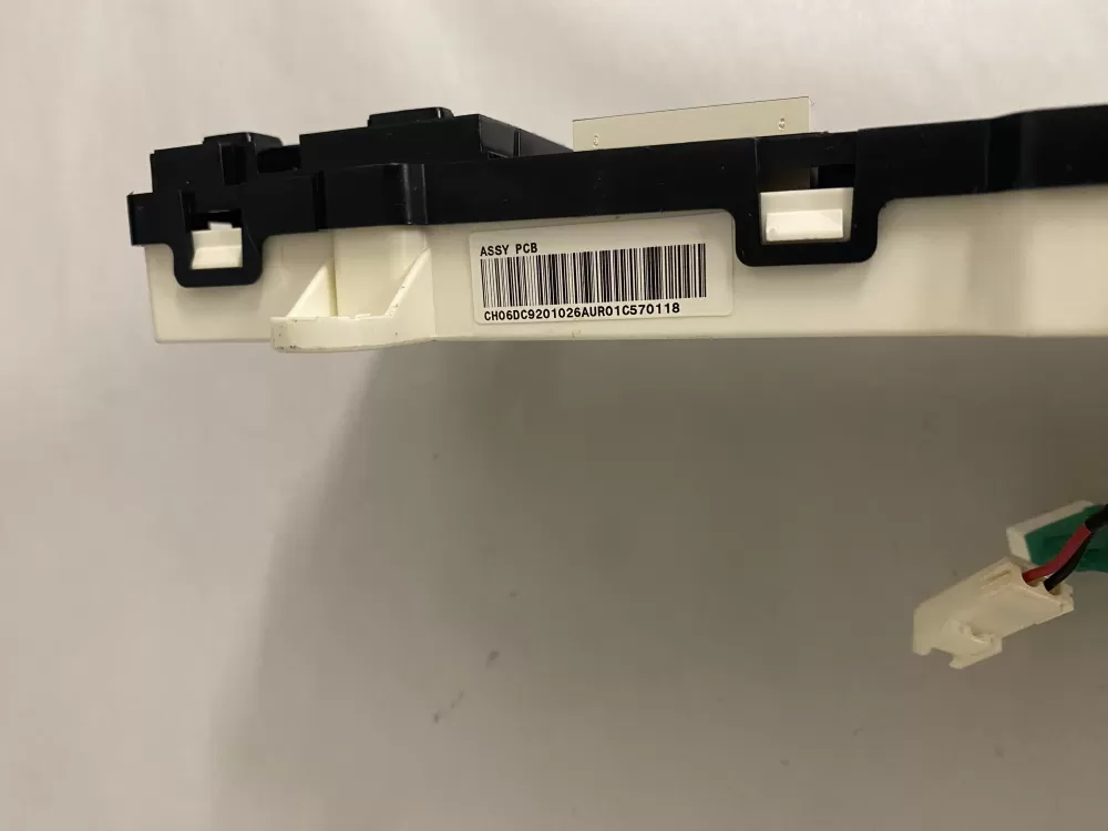 Samsung DC92 01026A DC9201026A Dryer Control Board AZ203997 | BK2184