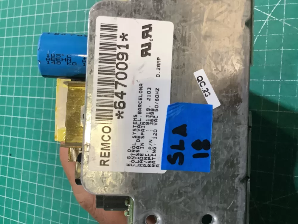 LG 6871W2S152A AP4444720 Microwave Oven Control Board AZ229143 | SLA36398