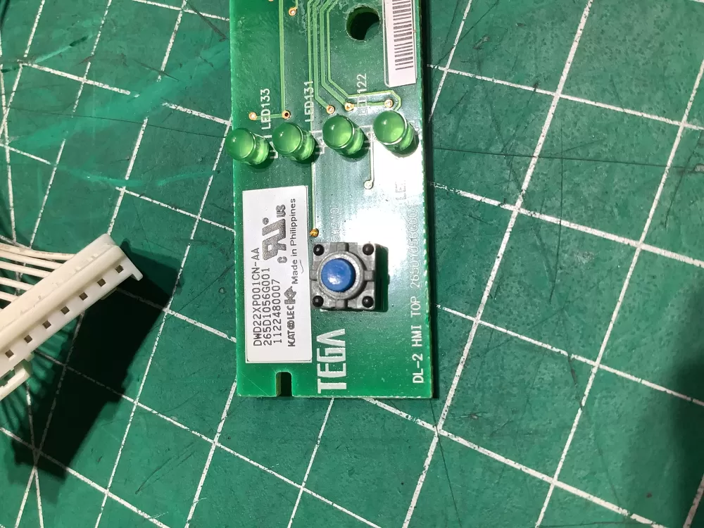 GE 265D1056G001 Dishwasher Control Board Interface User
