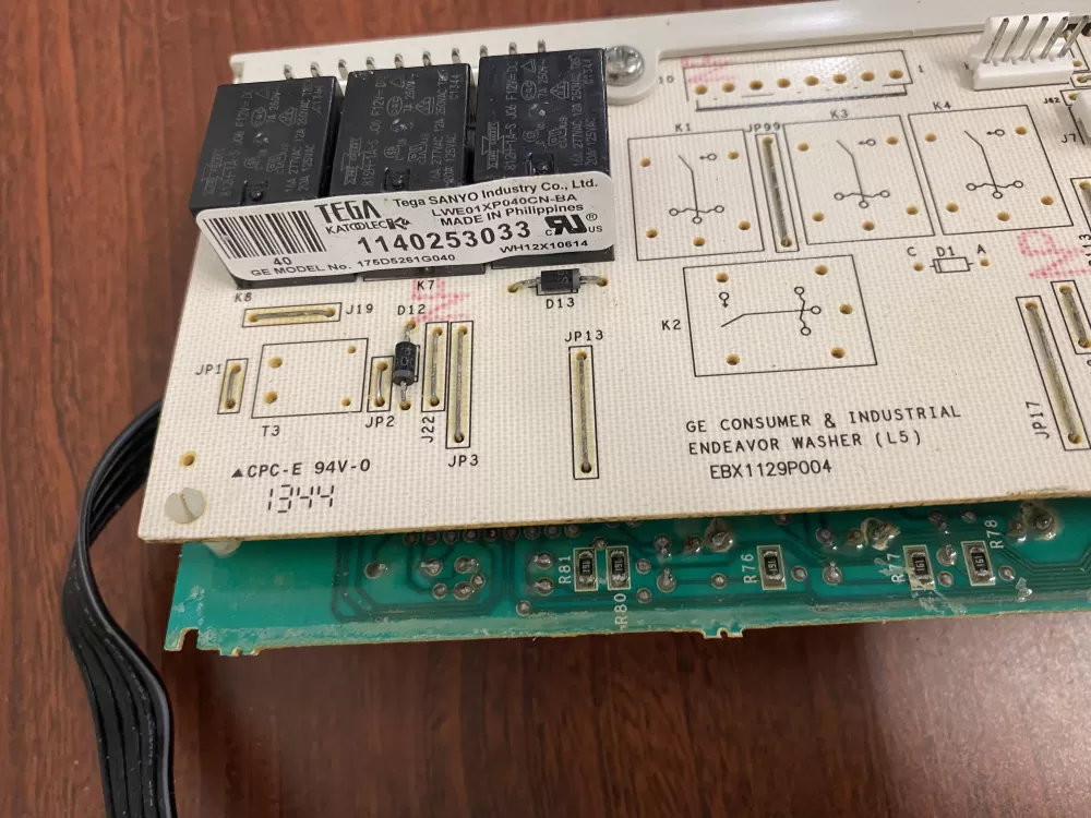 GE 175D5261G040 EBX1129P004 WH12X10614 Washer Control Board AZ39197 | BK394