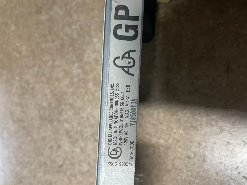 Whirlpool 3196930 3195116 6610054 Range Control Board AZ6816 | KMV240