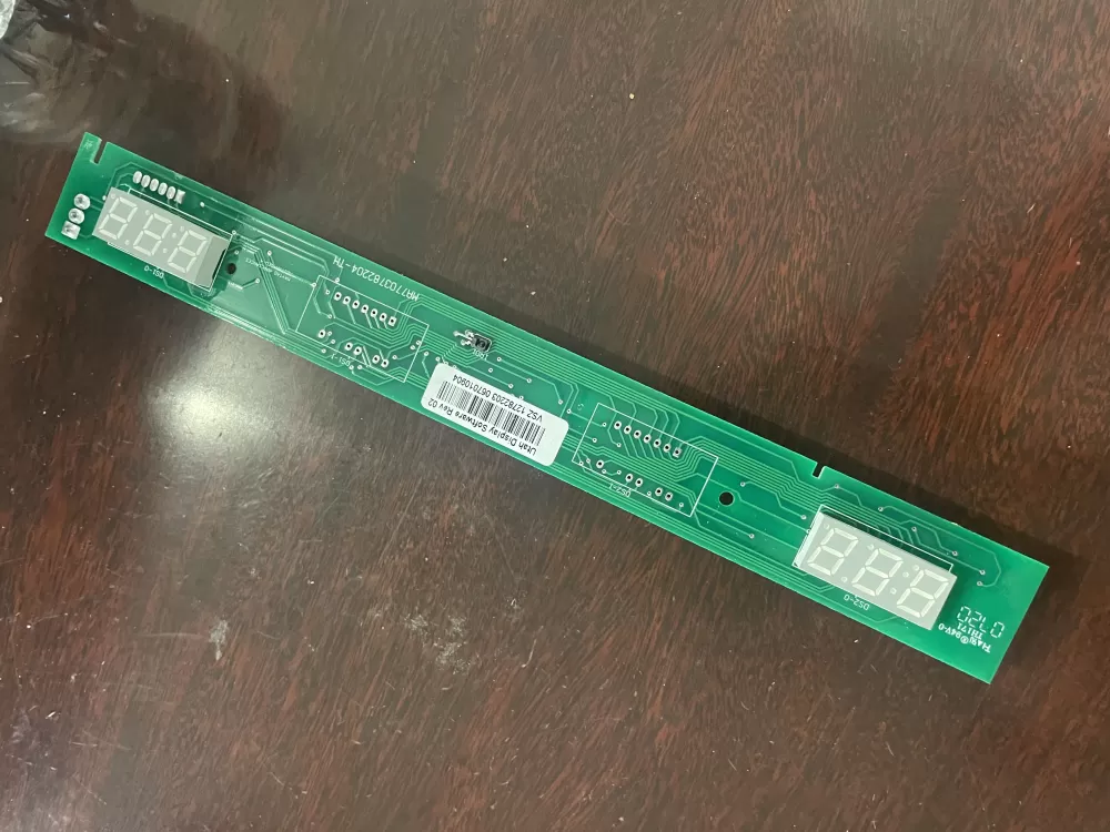 Maytag  KitchenAid  Jenn-Air  Admiral  Dacor  Kenmore WPW10207861  AP6017093  W10207861  12782203  12782203SP  12782205  12782205SP  1468995  67005397  67005400  8208269  PS11750388  MA7703782204-TH Refrigerator Control Board Temperature Display