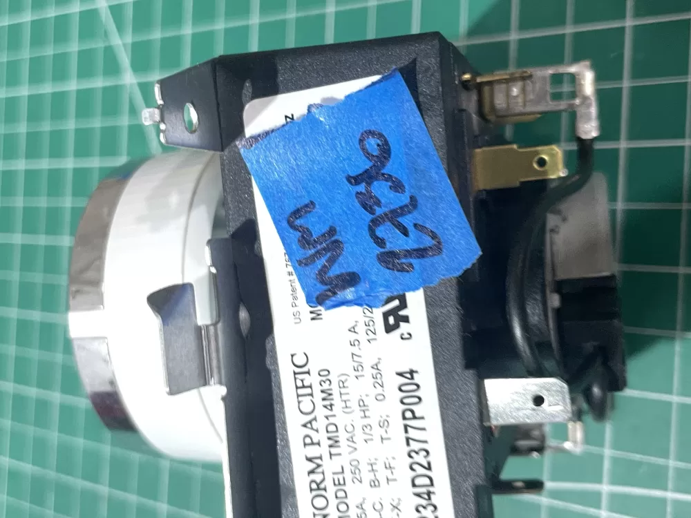 GE WE04X24550 234D2377P004 TMD14M30 Dryer Timer AZ197560 | Wm2736