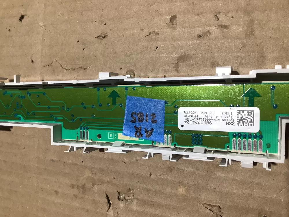 Bosch Dishwasher Control Panel - Part# 9000724124 AZ118794 | AR2185