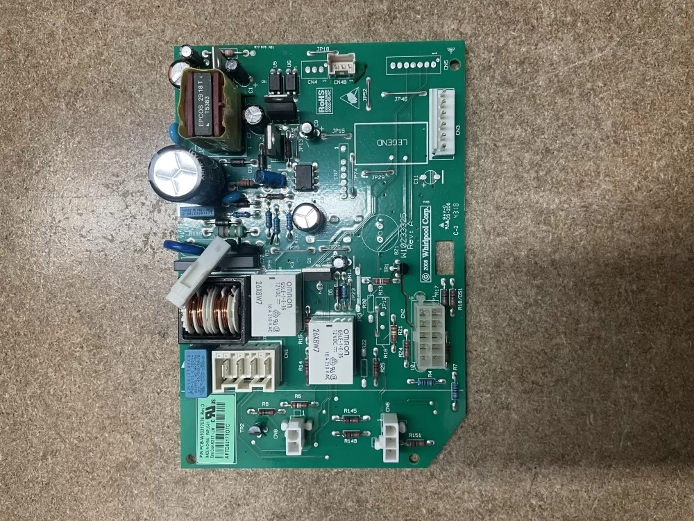 Whirlpool  KitchenAid  Kenmore  Jenn-Air AP6019378 W10205552 W10268635 W10317076 WPW10317076 PS11752684 Refrigerator Control Board