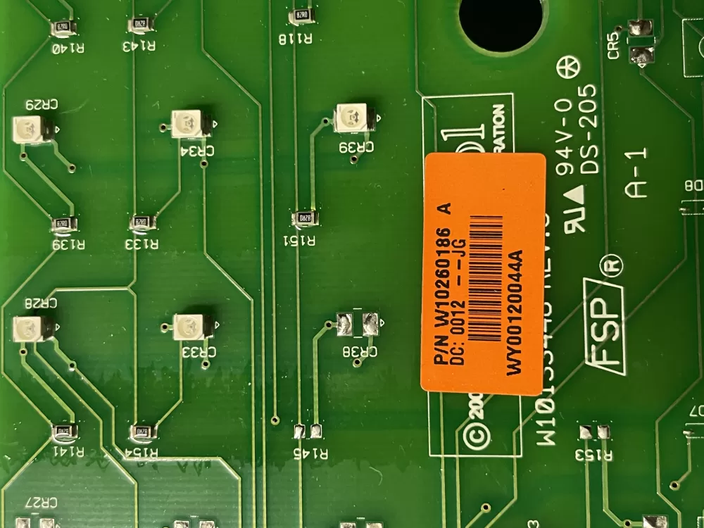 Whirlpool Maytag W10260186 W10258434 Washer Control Board AZ22338 | WM1095