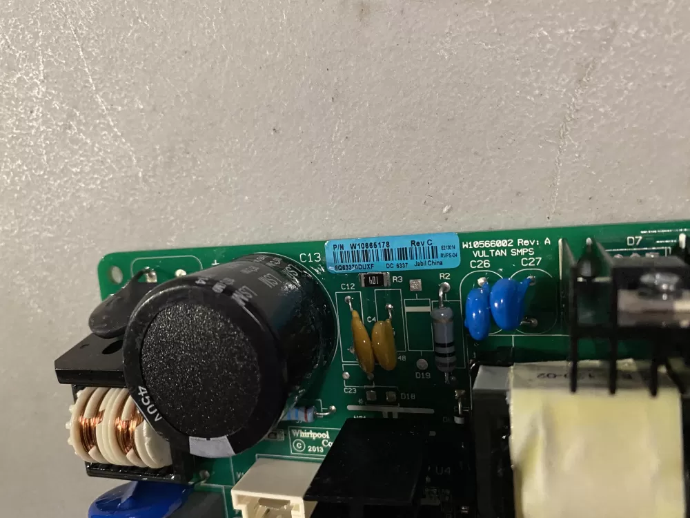 Whirlpool  Maytag  KitchenAid  Kenmore W10665178 W10830278 PS11737859 Refrigerator Control Board Power