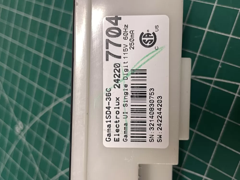 Frigidaire A01078804 242207704 Refrigerator UI Control Board AZ202557 | Wm2203